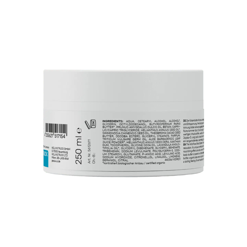 peclavus wellness Körperbutter Wildrose, 250 ml, Ruhe finden